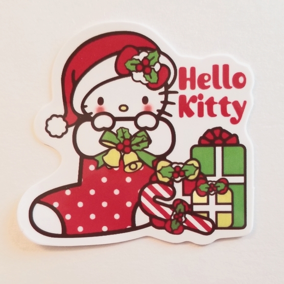 10/$10 Hello Kitty Christmas Sticker - Picture 1 of 1